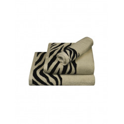 JUEGO DE TOALLAS ESTAMPADAS  ZEBRA