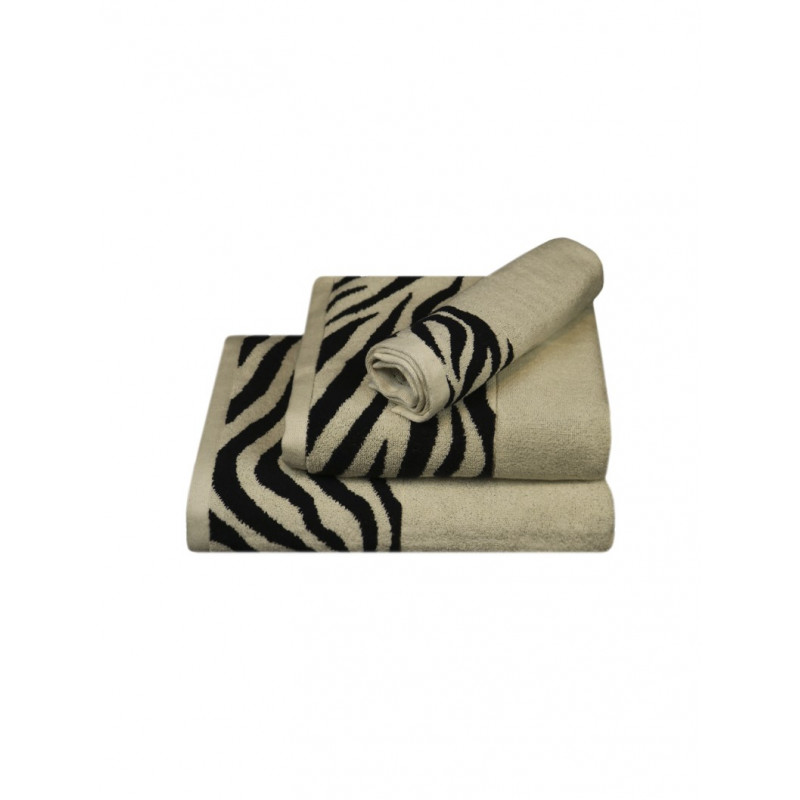 JUEGO DE TOALLAS ESTAMPADAS  ZEBRA