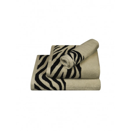 JUEGO DE TOALLAS ESTAMPADAS  ZEBRA