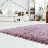 ALFOMBRA DE PELO LARGO SENA COLOR PURPURA 60X115