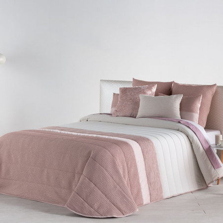 COLCHA BOUTI ROSSO EN COLOR ROSA CAMA 150