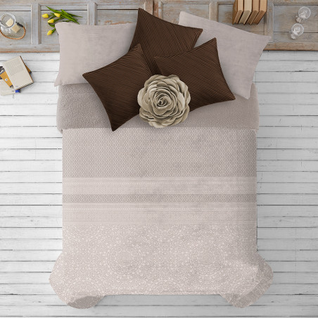 EDREDON SHERPA COMFORTER GOFRE CAMA 150