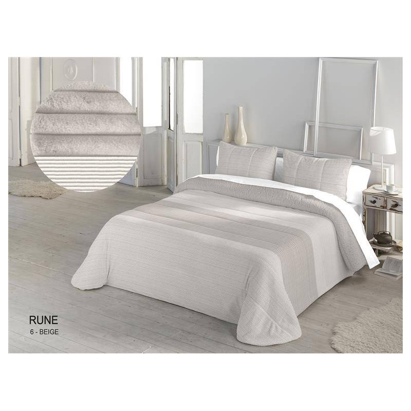 COMFORTER SERENA SHERPA RUNE COLOR BEIGE CAMA 150