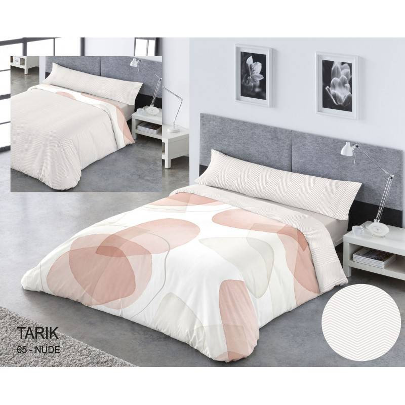 JUEGO FUNDA NÓRDICA PASATA TARIK COLOR NUDE CAMA 150