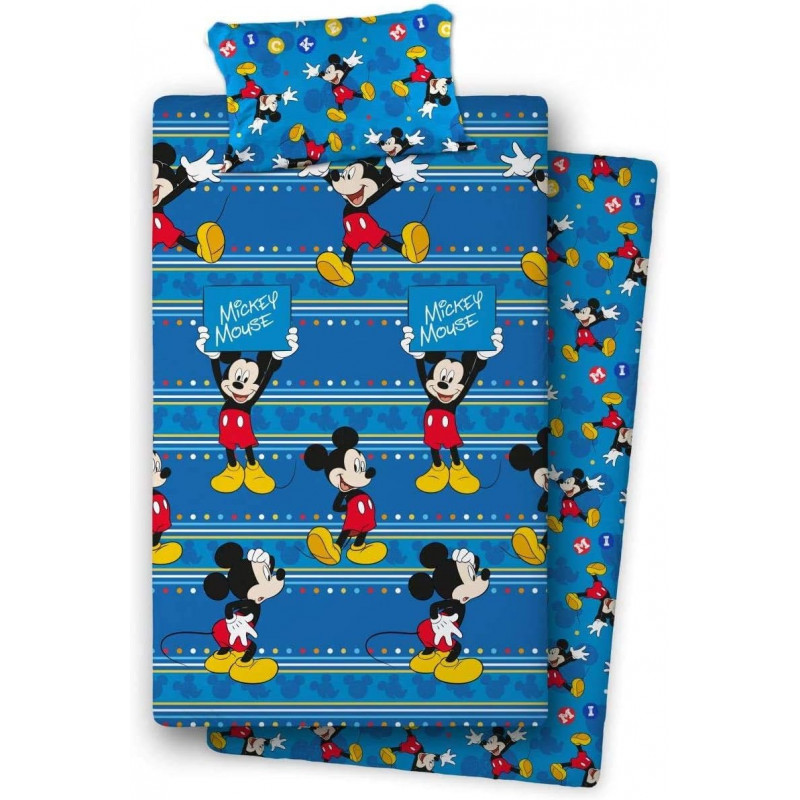 JUEGO SABANAS CORALINA DISNEY JUNIOR MICKEY CAMA 105